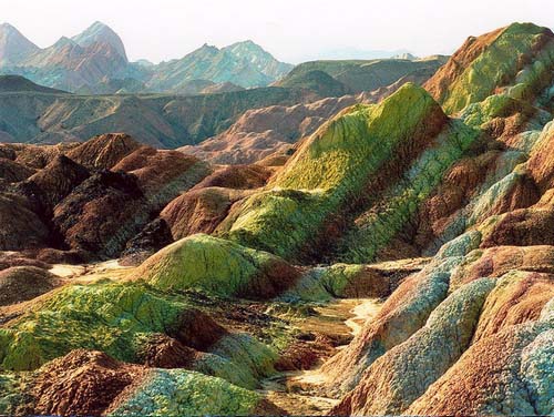张掖丹霞地质公园图片